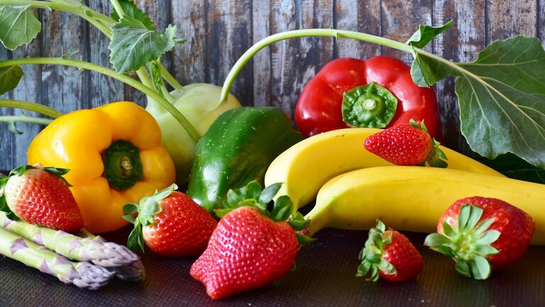 verschiedenes Obst und Gemüse | © pixabay