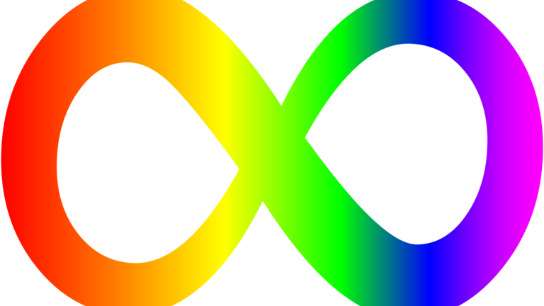 Regenbogenfarbiges Unendlichkeitszeichen repräsentiert Vielfalt des Autismus-Spektrums und Neurodiversitätsbewegung | © pixabay