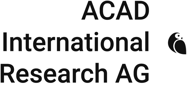 Zu sehen ist das Logo von ACAD International Research in schwarzer Schrift auf weißem Grund | © ACAD International research