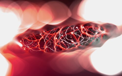 menschlicher Nerv mit elektrischen Impulsen | © pixabay