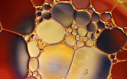 Nahaufnahme von Bläschenbildung einer chemischen Flüssigkeit | © pexels