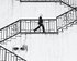 Zeichnung von einem Mann, der eine Treppe hinaufläuft. | © Unsplash