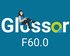 Das Wort "Glossar" in weisser Schrift auf blauem Grund, darunter die Ziffer F60.0.